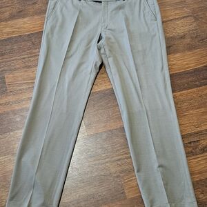 BALLIN mens comfort eze super 120s wool dress pants SIZE 40x33 COLOR KHAKI